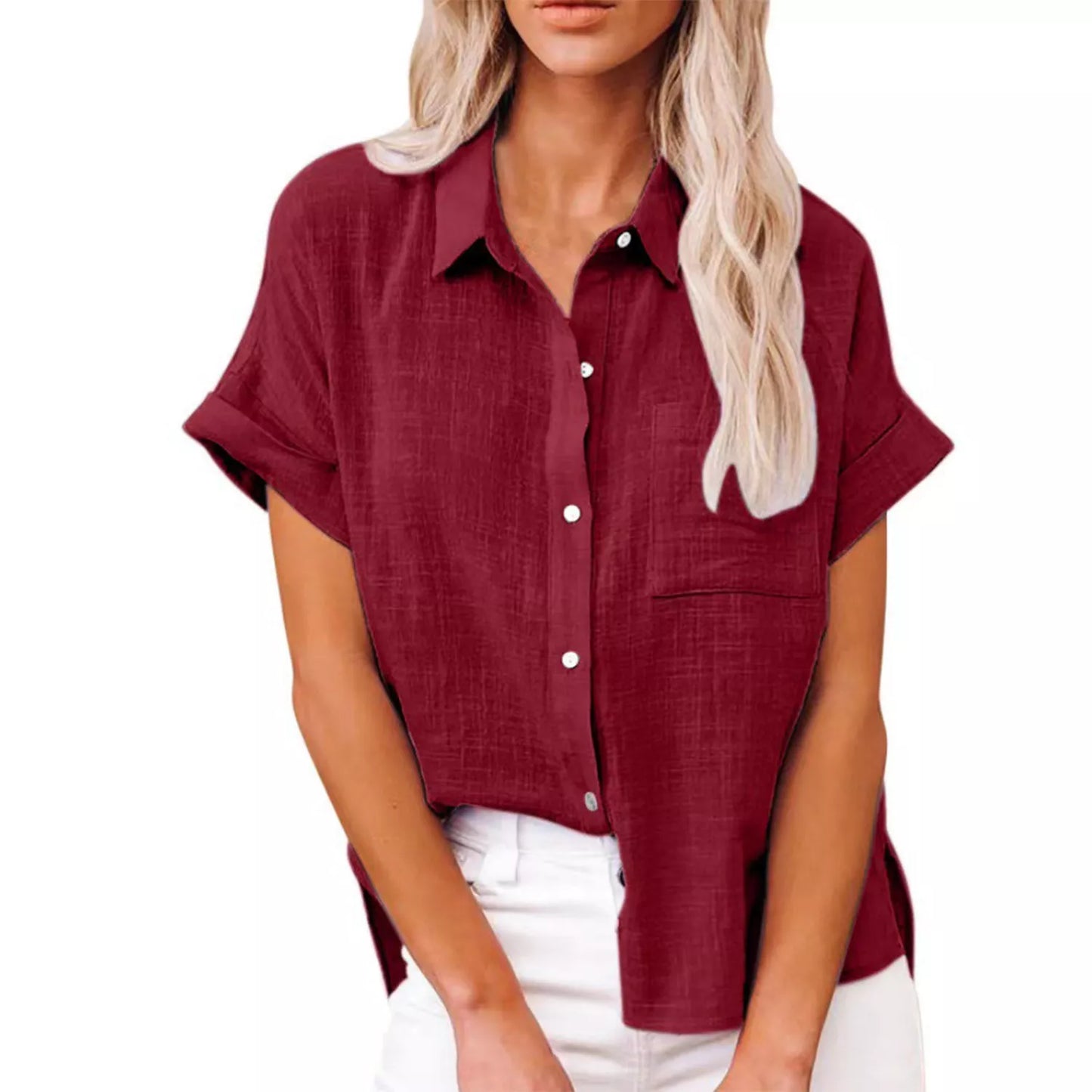 Leisure Cotton Blouse