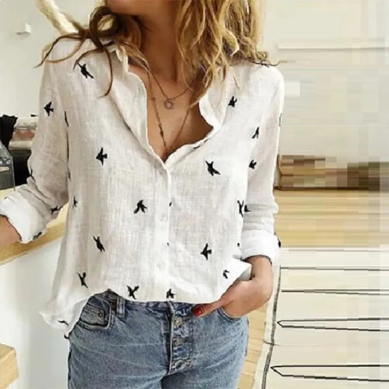 Leisure Cotton Blouse