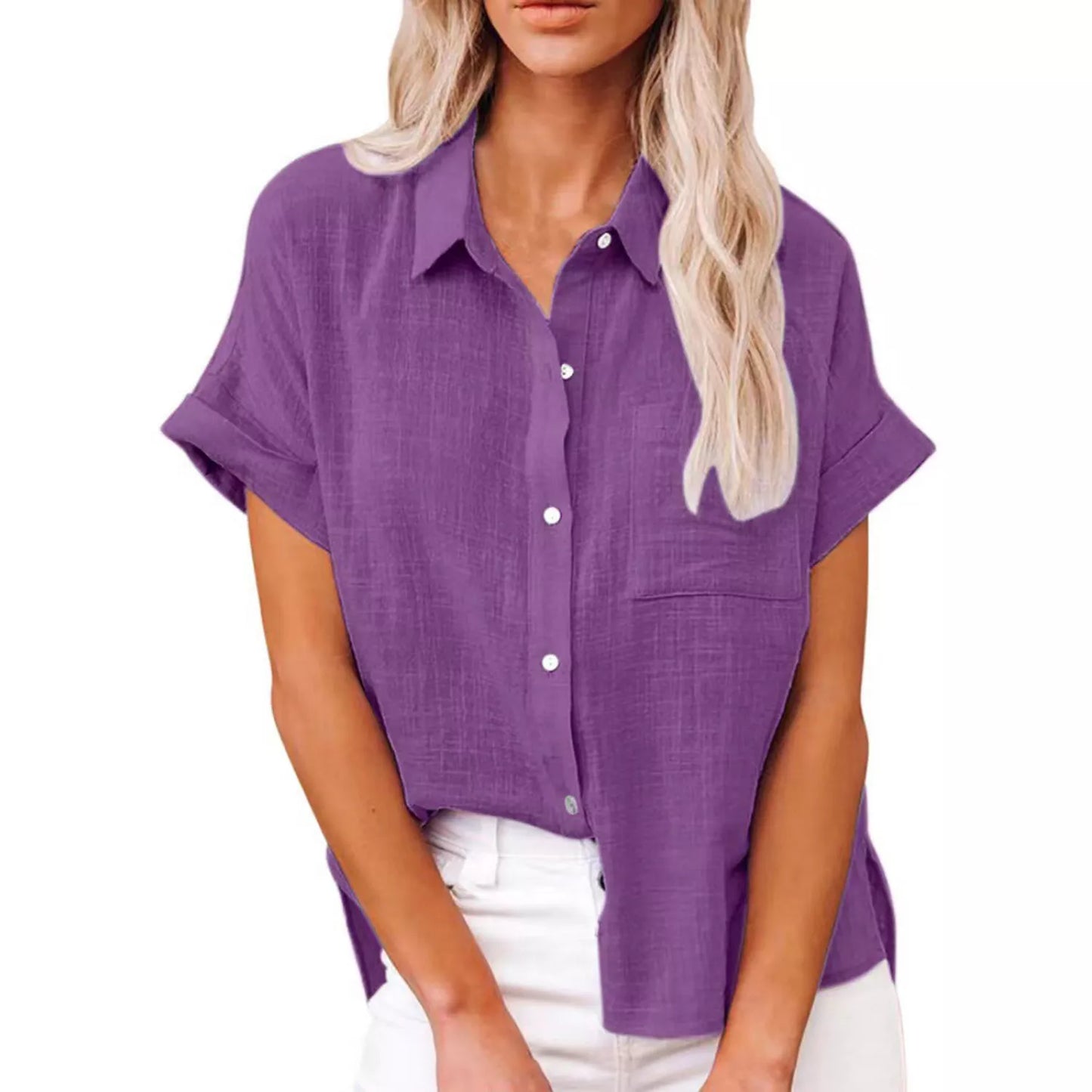 Leisure Cotton Blouse