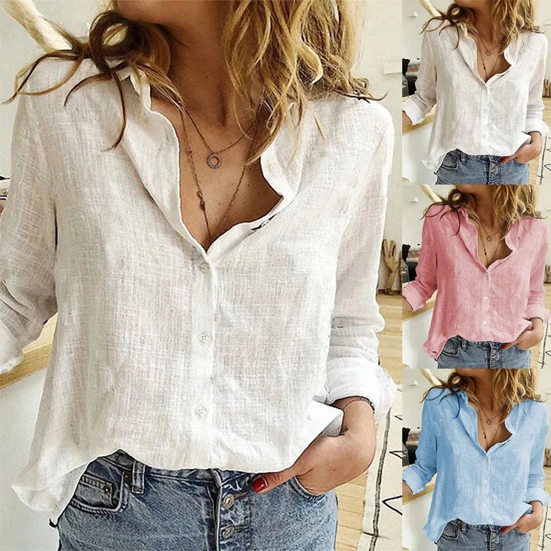 Leisure Cotton Blouse