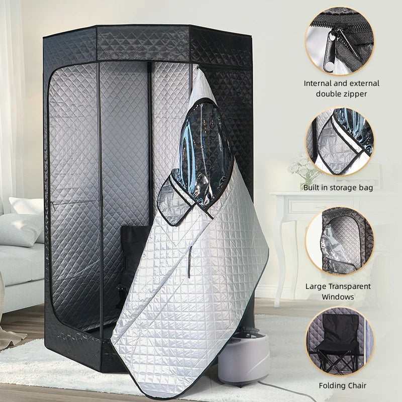 Portable Steam Box Sauna Set