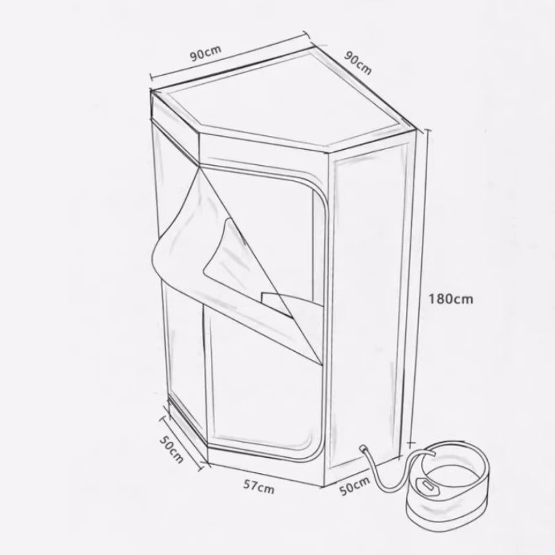 Portable Steam Box Sauna Set