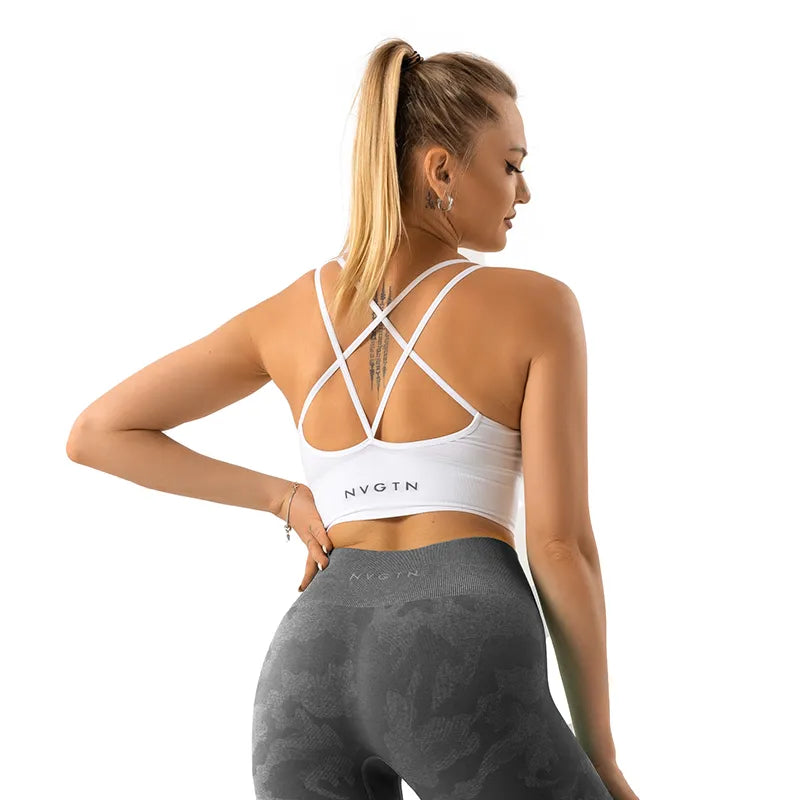 Cross Back Sports Bra