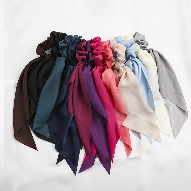 Chiffon Ribbon Scrunchies